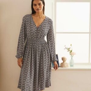 Boden Navy Floral Dress